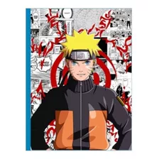 Caderno Brochura Naruto Capa Dura Pequeno 96 Folhas