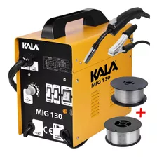 Máquina Mig 130 Não Usa Gás + Arame 1kg Grátis 220volts Mk2