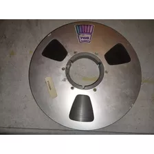 Carrete Cinta Metalico Ampex 766 C/cinta S/uso Reel 10 X 1