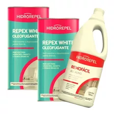 Kit 2 Repex White Oleofugante 900ml + 1 Detergente Alcalino