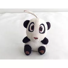 Pelucia Kinder Ovo Natoons O Urso Panda - Olhos Bordados