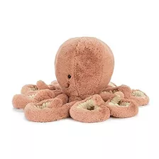 Jellycat Odell Octopus Animal De Peluche, Beb, 7 Pulgadas