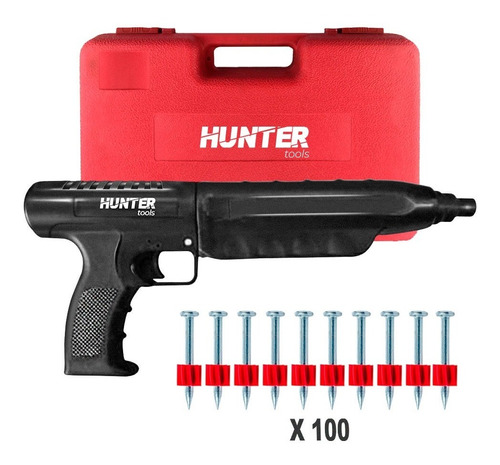 Hunter Pistola De Impacto Para Fijación Pt-396 + 100 Clavos