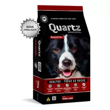 Ração Cães Adultos Quartz Supreme Sabor Frango E Arroz 20kg