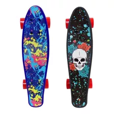 Skate Mini Cruiser Infantil Radical Estampado Dm Toys