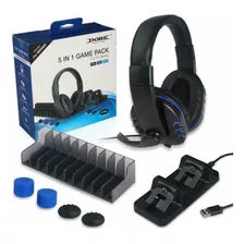 Kit Audifonos Gamer 5 En 1 Alambrico Ps4 Ideal Para Obsequio