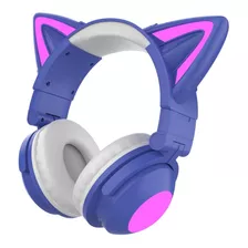 Audífonos Estéreo Cat Ear Bluetooth 5.0 Para Colocar Sobre
