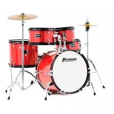 Bateria Completa Infantil Premium Dx45j Rd Vermelha (junior)