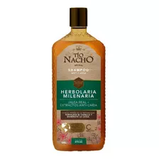 Shampoo Tío Nacho Herbolaria Milenaria De Jalea Real En Botella De 415ml Por 1 Unidad