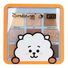 Paleta De 9 Sombras Bts The Creme Shop X Bt21 Coreano Color De La Sombra Rj