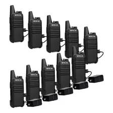 Radios Wokitokis Largo Alcance Recargable Comunicación 10 Pz