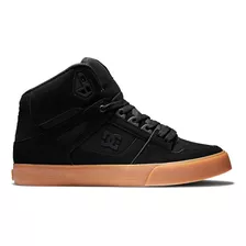 Tenis Dc Shoes Pure High Top Wc Black Gum Skate Hombre