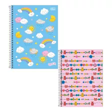 Caderno Universitário 20 Matérias Spice Tilibra 320 Folhas