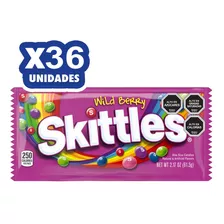 Skittles Wildberry Caramelos Masticables 62g X 36un