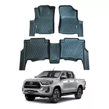 Tapetes 3d Termoformados Toyota Hilux 2016-2022 Alfombra +++