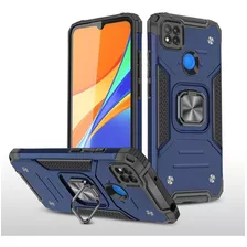 Funda Case Para Xiaomi Redmi 10a Con Anillo + 2 Micas