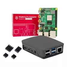 Kit Raspberry Pi 4 B 4gb Fonte Case Oficial 128gb Microhdmi