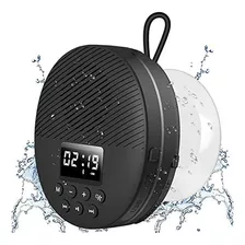 Ducha Radio Altavoz Con Bluetooth 5.0, Agptek Impermeable In