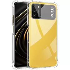 Carcasa Forro Funda Para Xiaomi Poco M3 Reforzad Ultra Clear