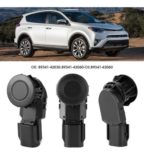 K Negro Pdc Sensor De Aparcamiento Ajuste Para Toyota Rav4 K Foto 6