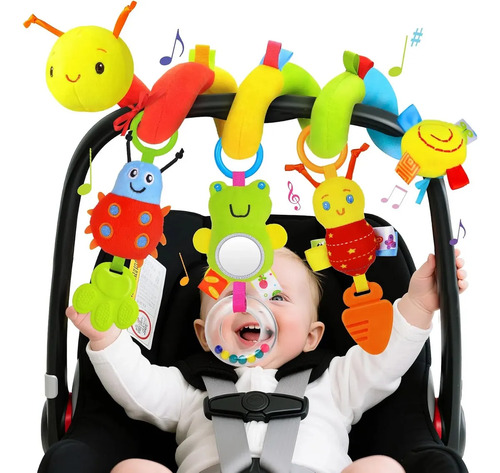 Berço Musical Móvel De Pelúcia, Brinquedo Pendurado Para