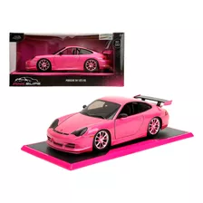 Porsche 911 Gt3 Rs 1:24 Jada Toys Pink Slips