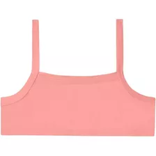 Top Infantil Kyly Menina Laranja Neon Alcinha