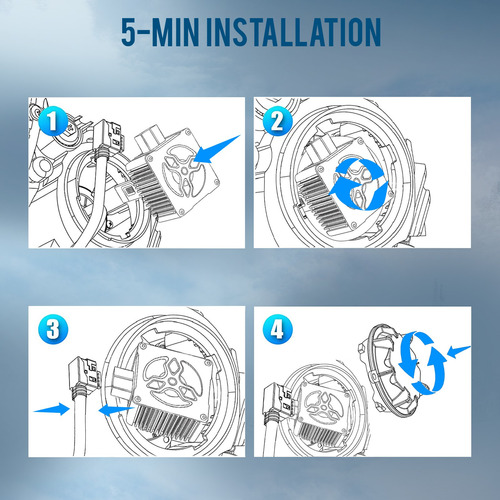 Focos De Xenn D3s Para Hyundai Sonata Altas/bajas 2015-18 Foto 9