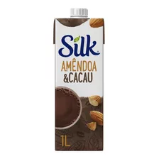 Leite Vegetal Amêndoa E Cacau 1 Litro Silk