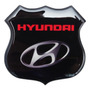 Emblema Frontal Hyundaiautos 8 Cm X 4 Cm Cromo