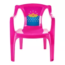 Silla Infantil Niño/niña Preescolares Plástico Rosa Apilable