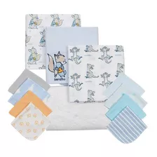 Set 12 Piezas Piezas Baby Gift Bambino Zorro Celeste