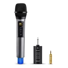 Micrófono Inalámbrico Bietrun Uhf, Bluetooth, Negro