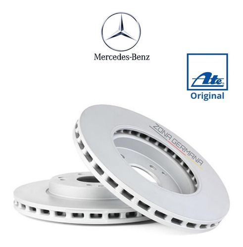 Discos Freno Mercedes Benz E200 E250 E220 Original Ate Foto 2