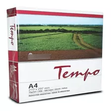 Resma A4 Tempo 75grs. Caja X 5ud