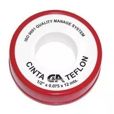 Cinta Teflon 1/2 X 0.075 X 12 Mt Marca C & A