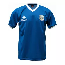 Camiseta Argentina 86 Azul Maradona Retro Campeón 1986