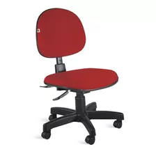  Cadeira Executiva Back System Tecido Vermelho