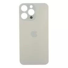 Tapa Trasera Cristal Para iPhone 14 Pro Max Color Dorado 