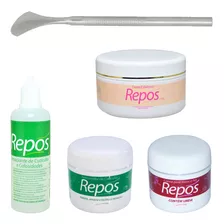 Kit Spa Dos Pés - Amac+ Creme+ C. Ureia+ Esfoliante+ Bisturi