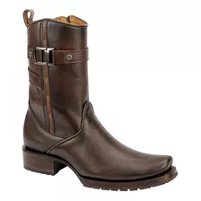 Bota Caballero Vaquera Cuadra 2jrs Piel Genuina Original 