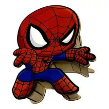 Caja Souvenir Dulcero Spiderman Madera Mdf