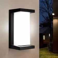 Lámpara De Pared Exterior/interior Luz Blanca Impermeable 