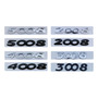 2 Cajas De Almacenamiento Para El Conductor Del Coche Logo Peugeot 206 SW
