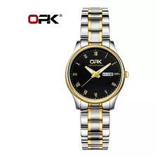 Reloj Opk, Gran Oferta, Calendario Dual, Resistente Al