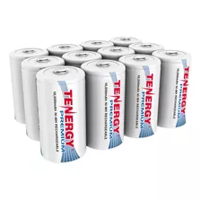 Tenergy Paquete De 12 Bateras Recargables Nimh De Alta Capac