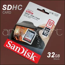 A64 Tarjeta Sandisk Ultra Sd 32gb Memoria Uhs-l Foto Video