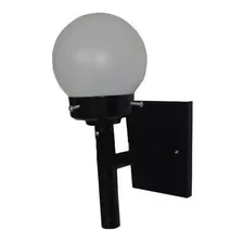 Luminária Arandela Para 1 Globo De Parede Ar 30/10 E27 Cor Preto