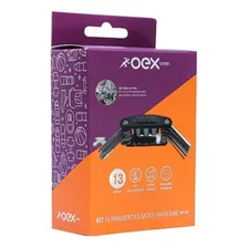 Kit Ferramentas P/ Bike Oex Move Com 13 Peças Kf10 Preto