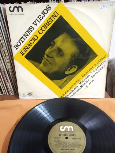 Ignacio Corsini - Botines Viejos - vinilo 1980